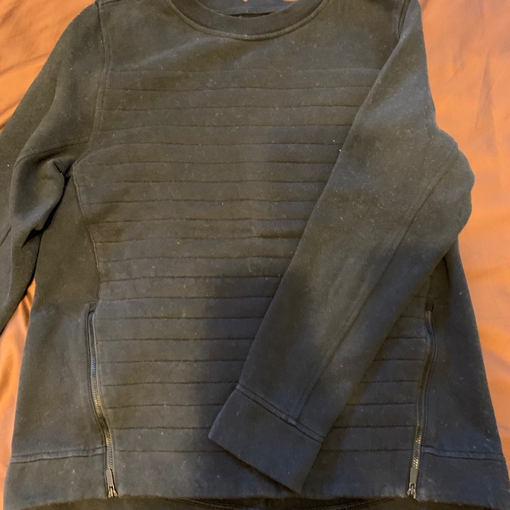 Lululemon black side zip sweatshirt